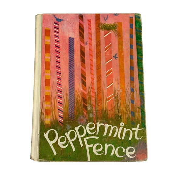 Other - D.C. Heath Book Unisex OS Pink Peppermint Fence Reading Caravan Vintage 1964 Art